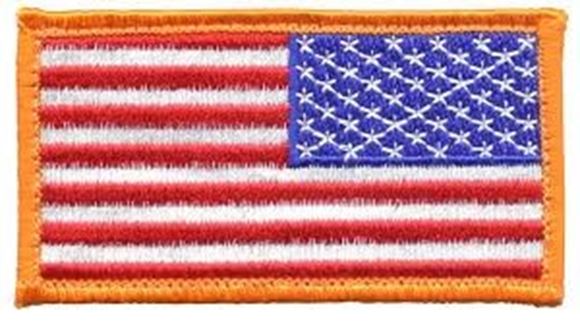 Picture of USA REVERSE FLAG VELCRO PATCH Velcro Patch
